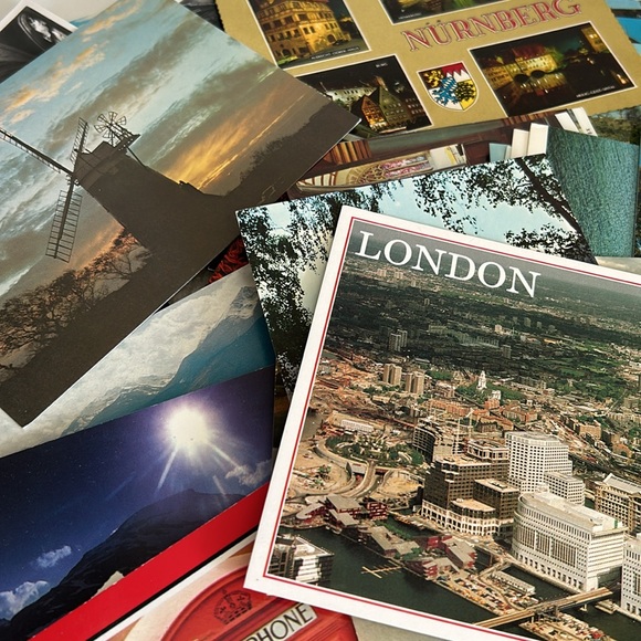 Vintage Postcards Travel Lot 83 Cards From Various Countries Junk Journals Craft - Picture 3 of 10